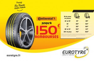 promotion eurotyre pneu continental