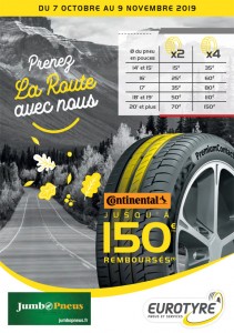 promotion eurotyre pneu continental